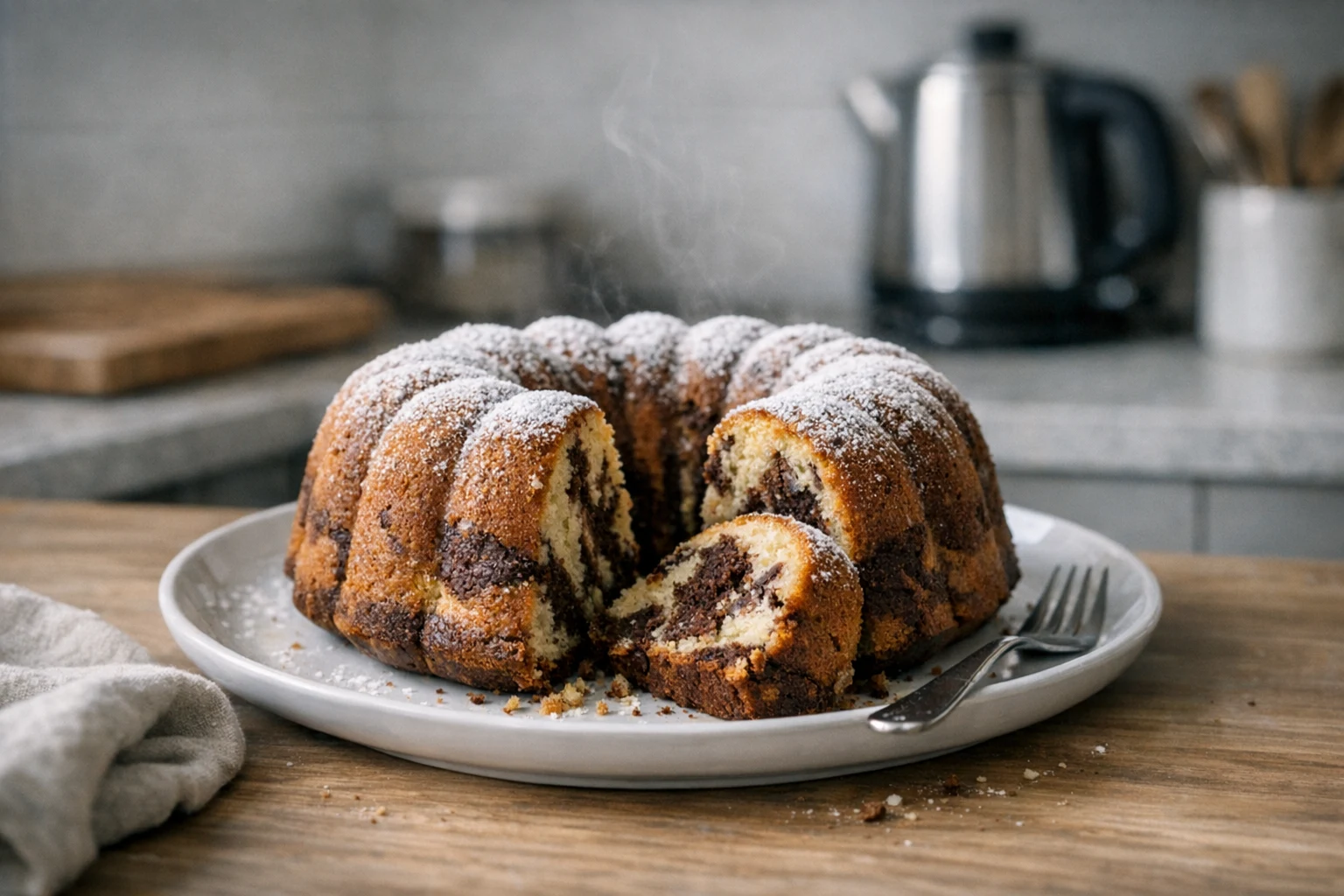 Bezlepková hrnčeková bábovka