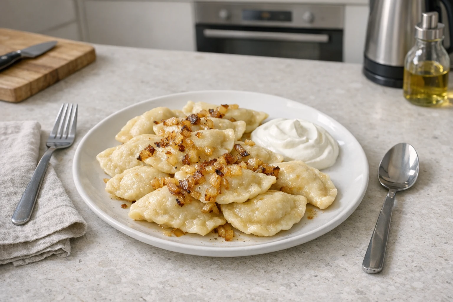 Bryndzové pirohy zo zemiakového cesta