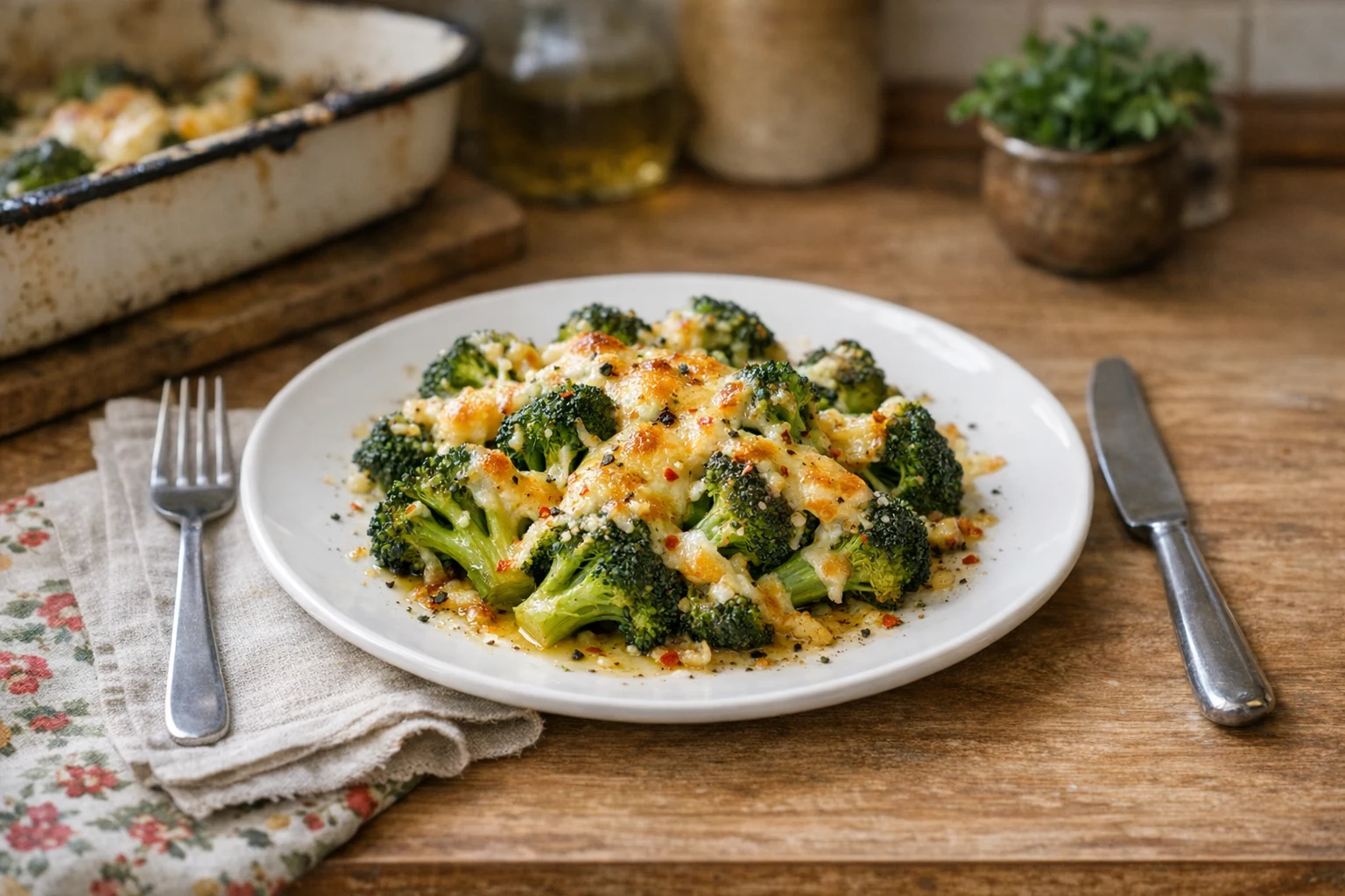 Chrumkavá brokolica - rýchla večera