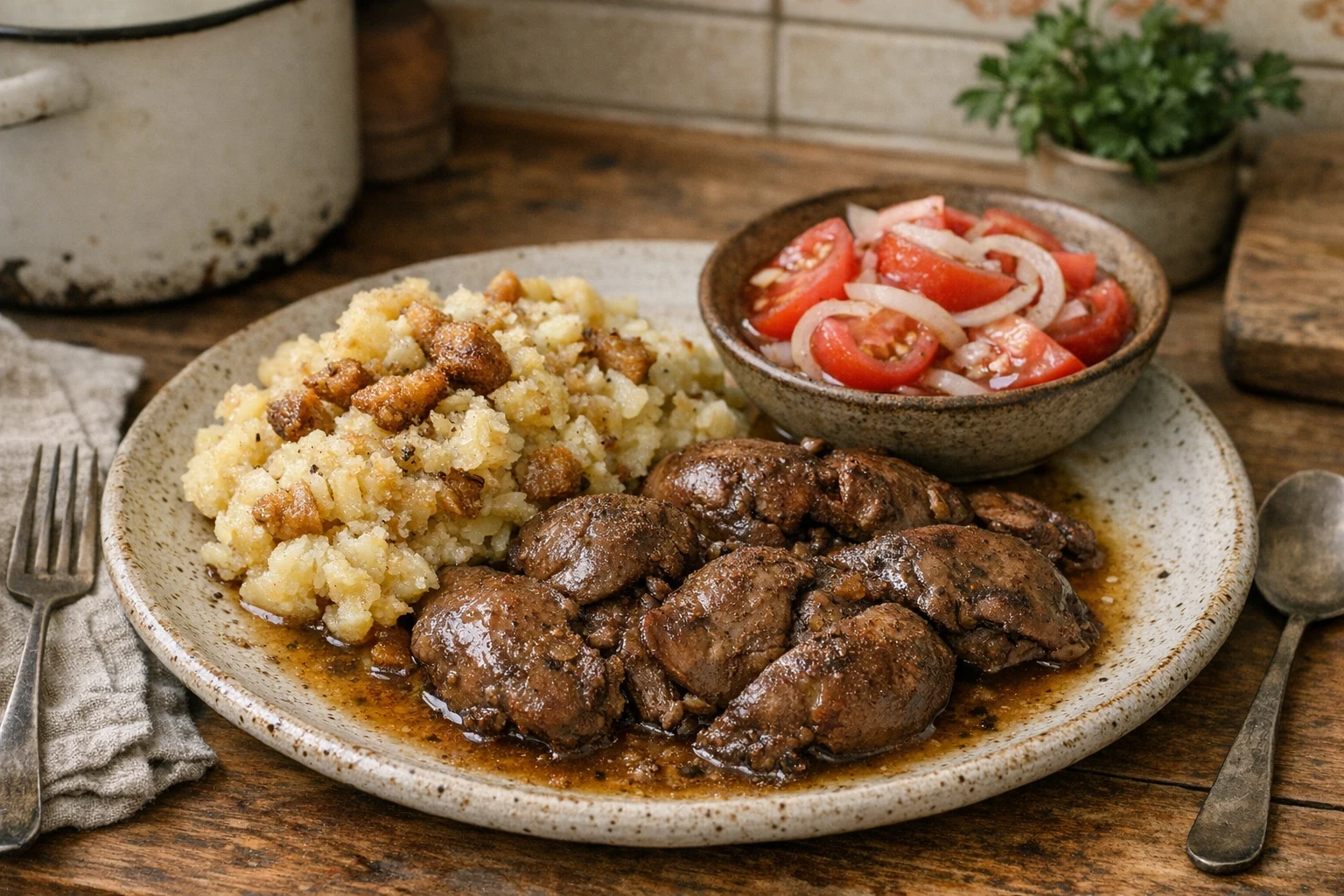 Dusená kačacia pečienka