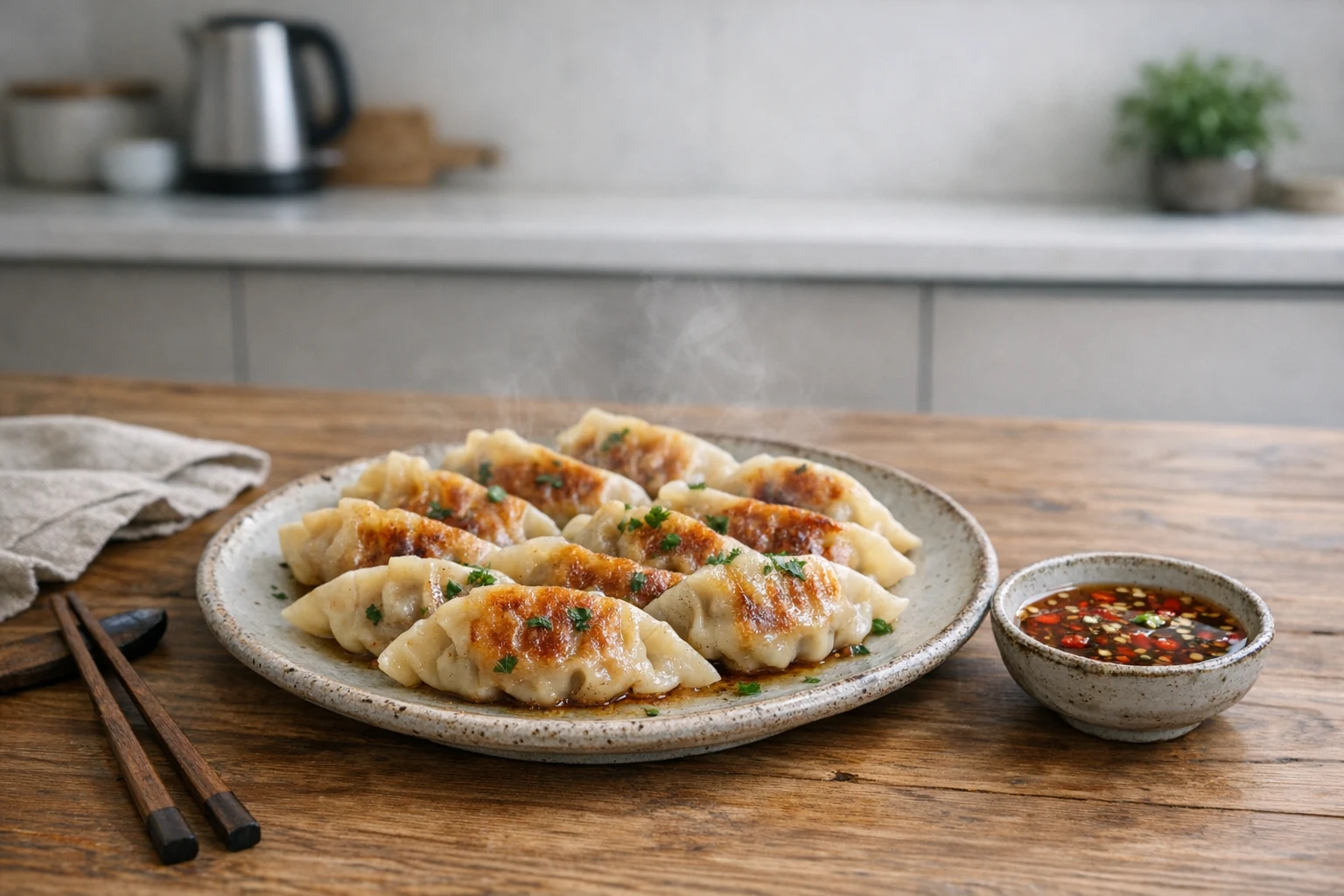 Japonské taštičky Gyoza (mäsové)