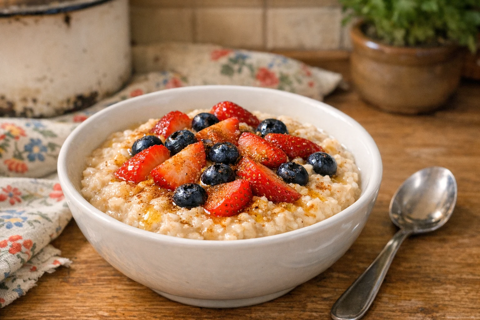 Kaša z ovsených vločiek