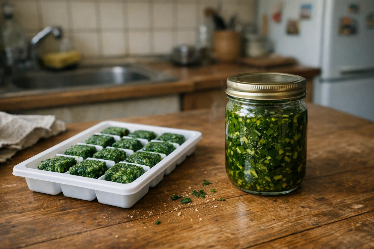 Medvedí cesnak do zásoby