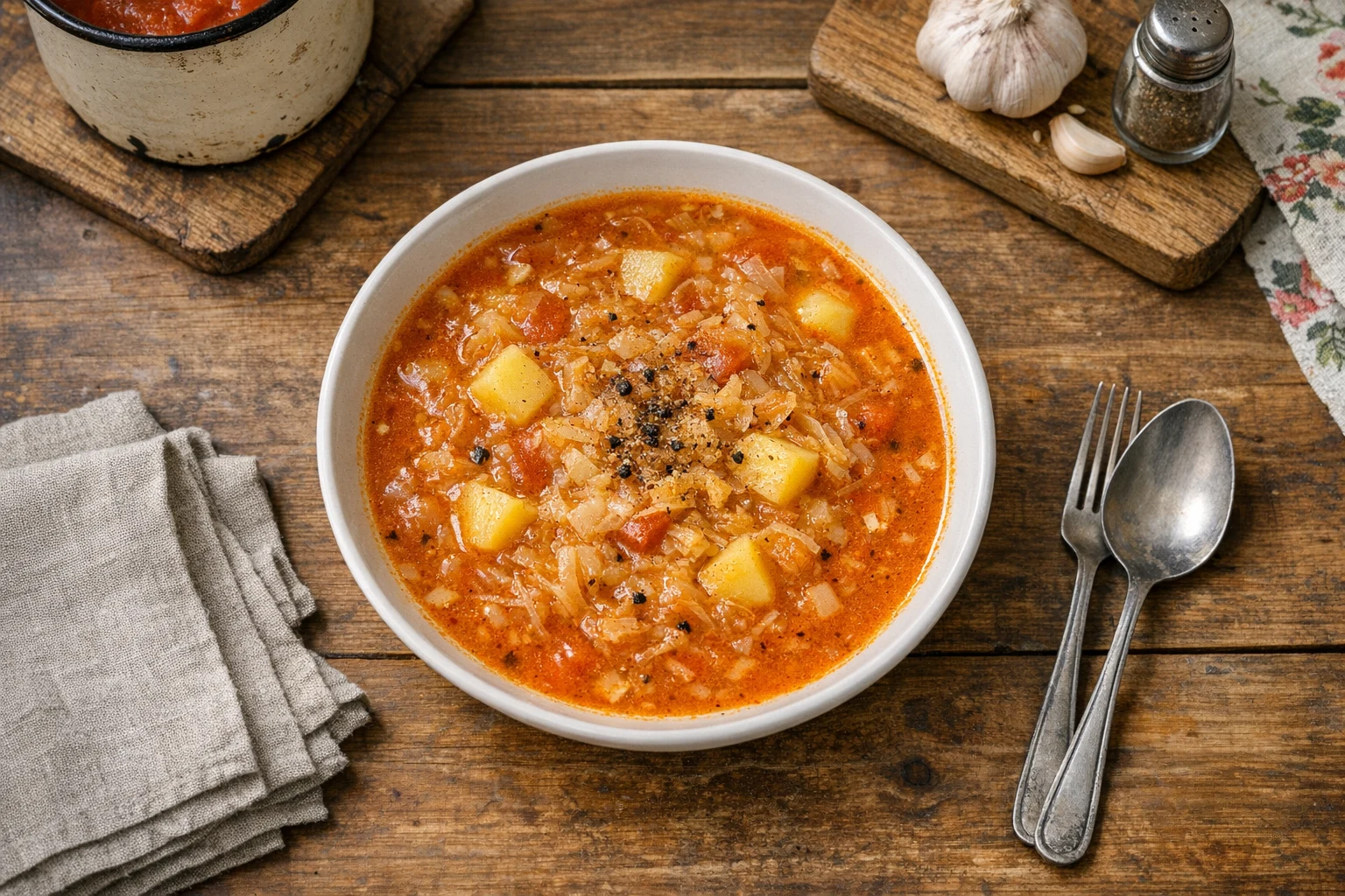 Polievka z kyslej kapusty