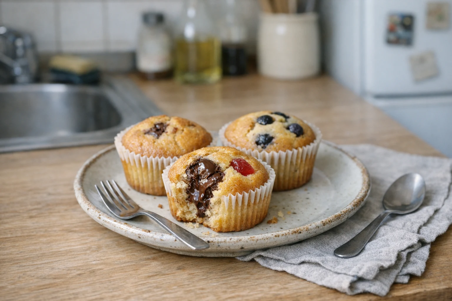 Rýchle bezlepkové muffiny