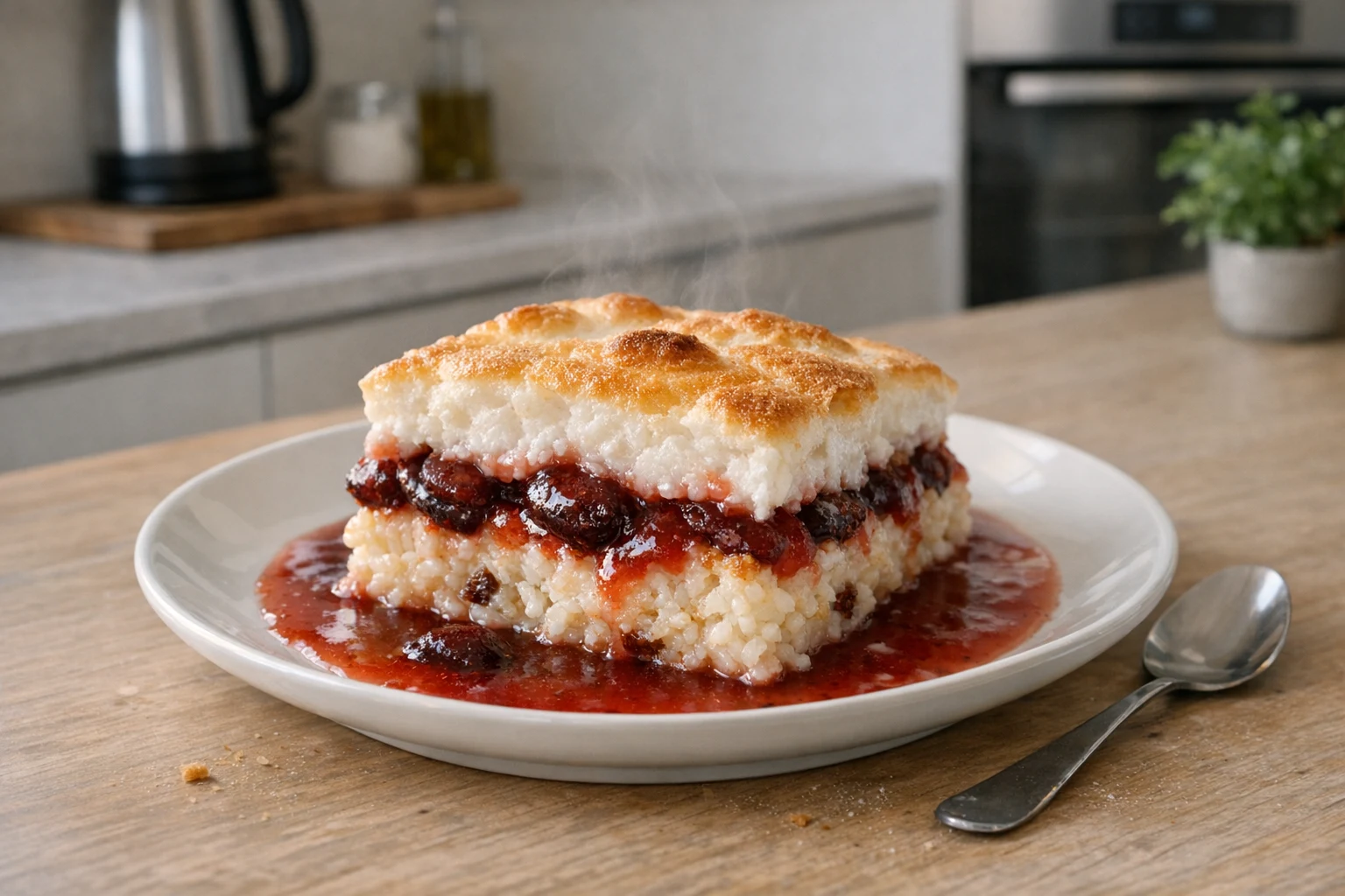 Ryžový nákyp s penou