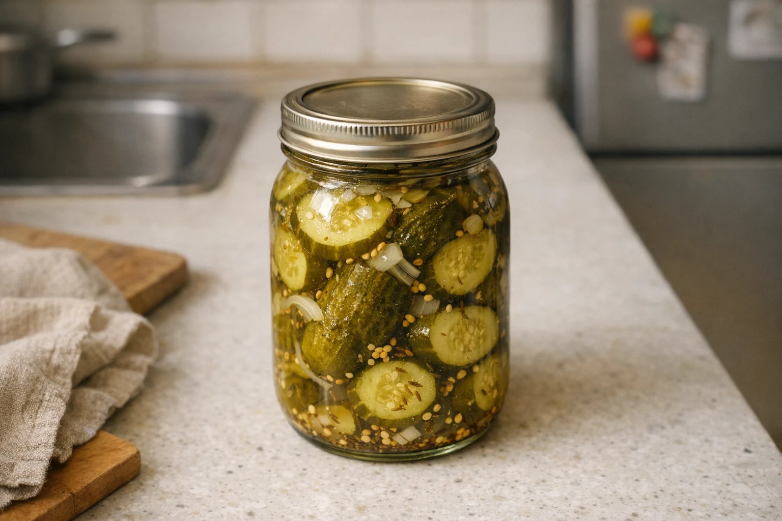 Sladko-kyslý nálev na uhorky