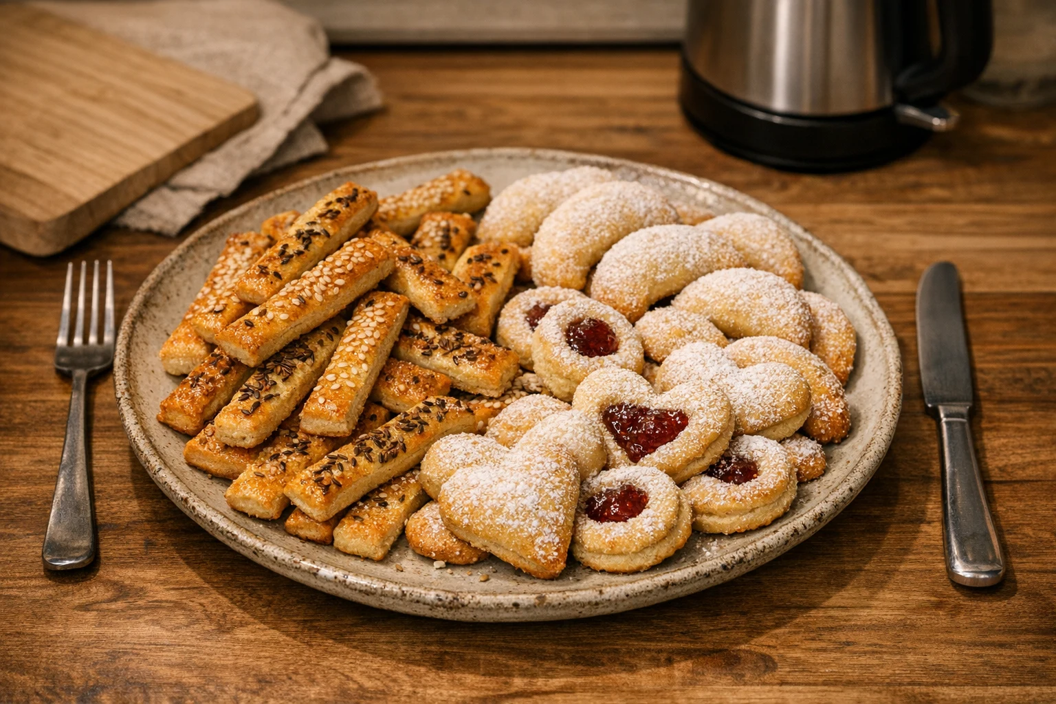 Vínové pečivo (slané a sladké)