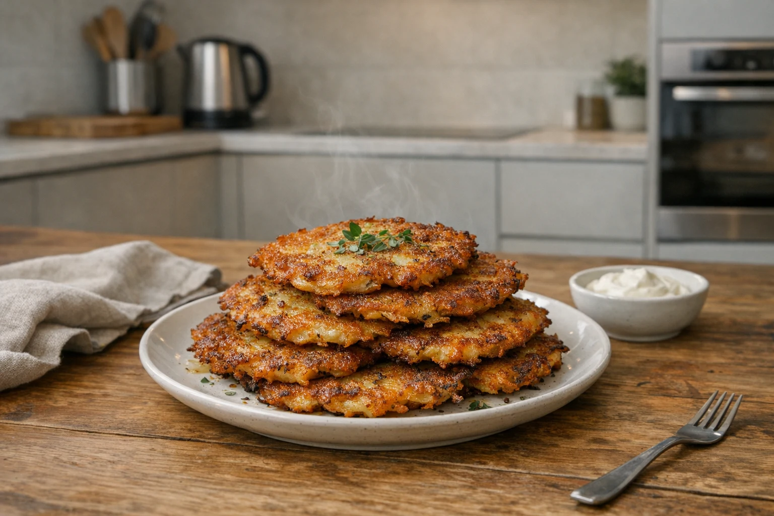 Zemiakové placky s chrumkavým povrchom