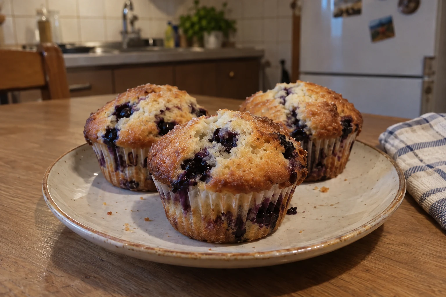 Čučoriedkové muffiny