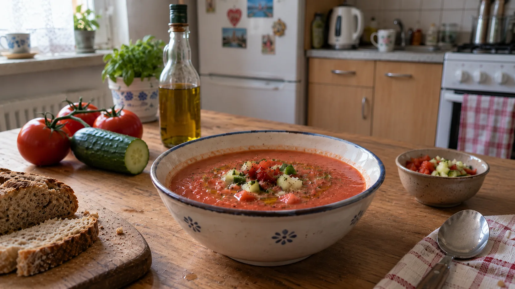 Pravé španielske gazpacho