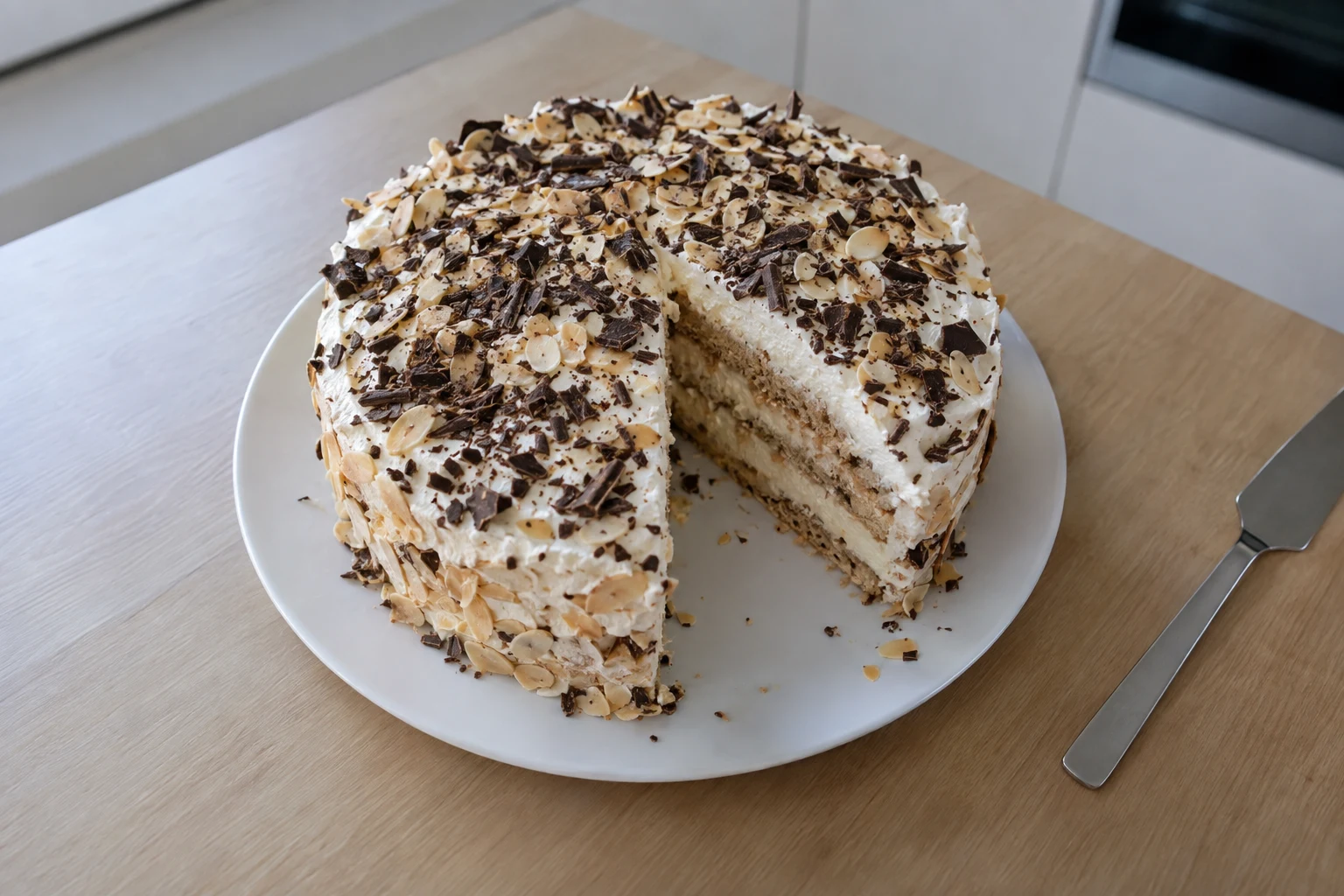 Nepečená torta Malakoff